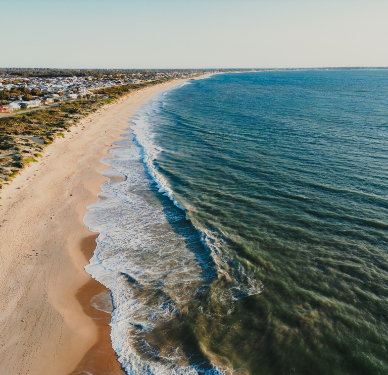 beach and waves default