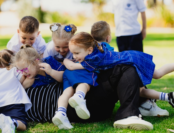 st marcellin kids playing