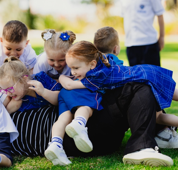 st marcellin kids playing