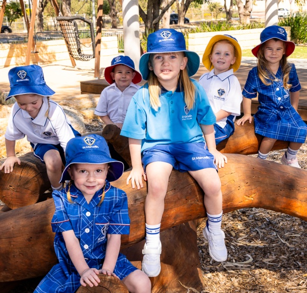 St Marcellins Photos - kids in playground