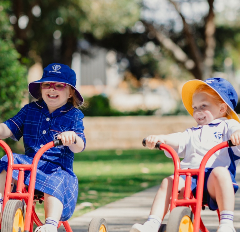 getting around - kids on bikes