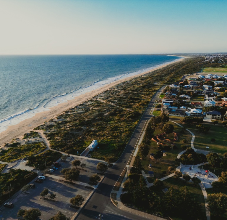 aerial view st marcellin madora bay