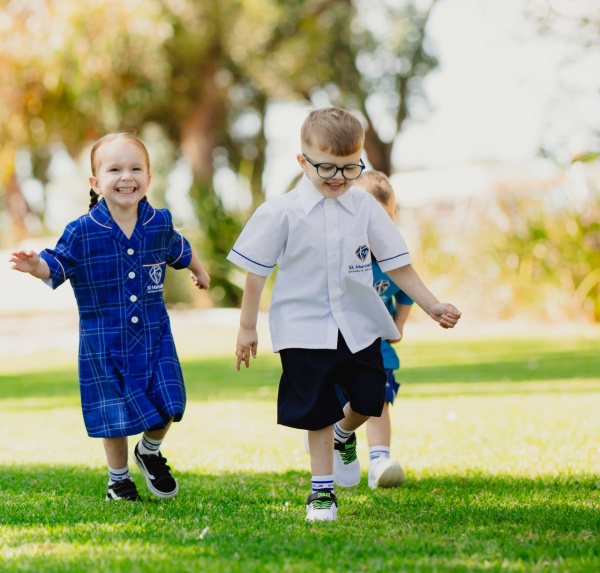 kids in uniforms